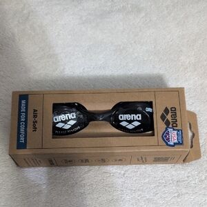 Arena Air-Soft Black Swim Goggles